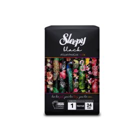   Sleepy FEKETE Premium Plus egészségügyi betét NORMAL 240mm/24db