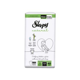   Sleepy Natural Ultra Sensitive Bambusz pelenka Újszülött 1 (2-5)(40db)