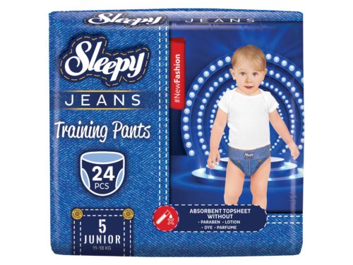 Sleepy JEANS gumisderekú bugyipelenka Junior 5 (11-18)/24db