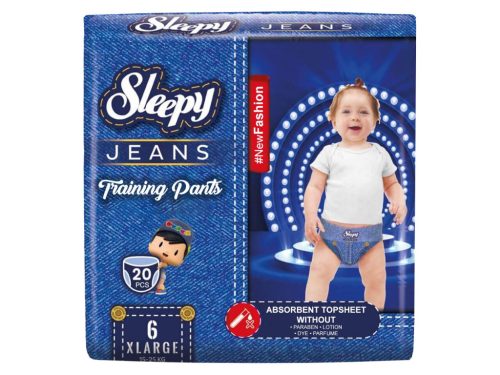 Sleepy JEANS gumisderekú bugyipelenka XL 6 (15-25)/20db