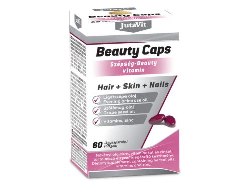 JutaVit Szépség-Beauty haj-bőr-köröm vitamin lágykapszula 60db
