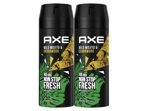 Axe férfi deo 48h 2x150ml DUO pack - Wild Mojito & Cedarwood