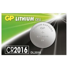 Gp lítium gombelem CR2016 3V - 1db