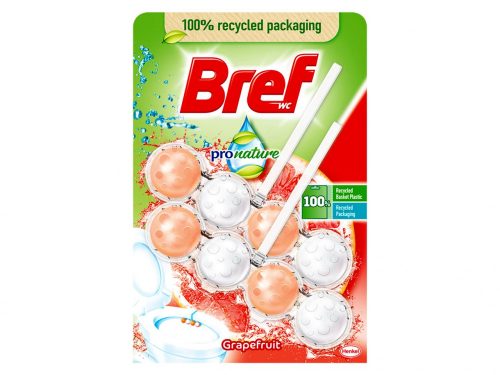 Bref ProNature PRÉMIUM WC frissítő 2X50g - Grapefruit