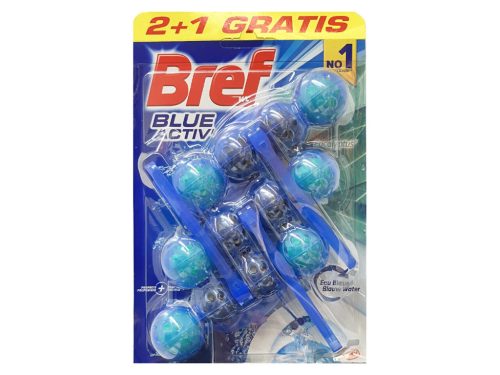 Bref PRÉMIUM WC frissítő 3X50g - Eukaliptusz (Color Aktiv)