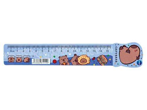 Centrum vonalzó hajlékony szorzótáblás 15cm - Capybara
