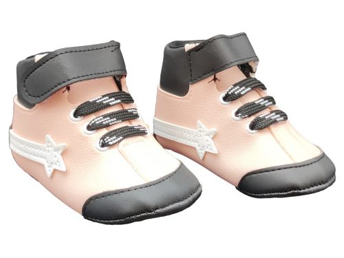 Baba cipő tépőzáras 0-6 hó - Rózsaszín