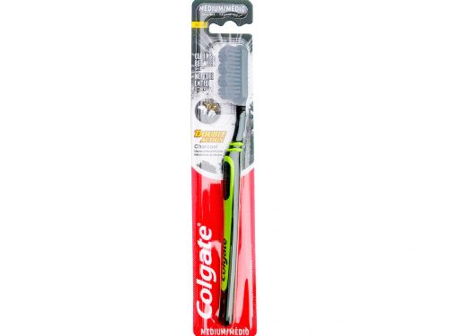 Colgate fogkefe - Double Action Medium - Aktív szenes