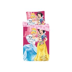   Disney Hercegnők Kind gyerek, ovis ágyneműhuzat 90×140cm, 40×55 cm