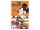 Mickey kéztörlő, arctörlő, törölköző - 35x65cm - Csillagok - Narancssárga