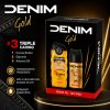 Denim férfi ajándékcsomag (deo 150ml + tusfürdő 250ml) - Gold