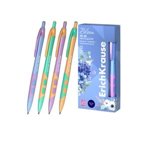   Erich Krause Golyóstoll 0,7mm kék - Matic&Grip Pastel Bloom