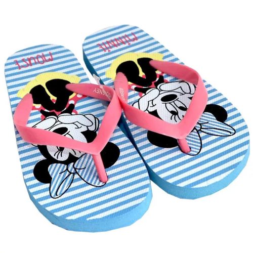 Disney Minnie Blue Bow gyerek papucs, Flip-Flop 26-27