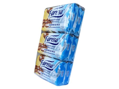 Farissa Beauty szappan 6x50g - Mandula és Tej