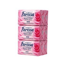 Farissa Beauty szappan 6x60g - Rózsa