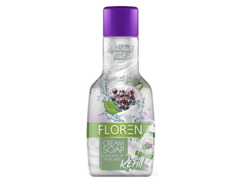 Floren folyékony krémszappan utántöltő 1liter - Bodza és aloe vera