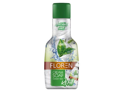 Floren folyékony krémszappan utántöltő 1liter - Zöld tea
