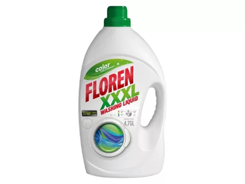 Floren XXXL mosógél 4,75L 70 mosás - Színes