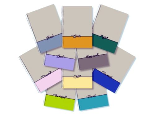 PD 80 lapos spirálfüzet Uniwords A/4 - Vonalas