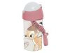 Disney Bambi Cute műanyag szívószálas kulacs akasztóval 500 ml