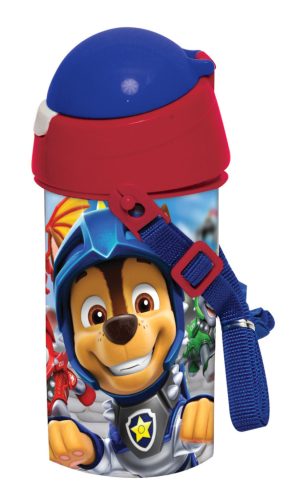 Mancs Őrjárat Knights műanyag szívószálas kulacs akasztóval 500 ml