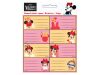 Disney Minnie Wink füzetcímke 16 db-os