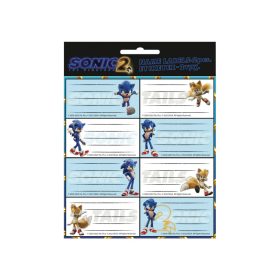 Sonic a sündisznó Speed füzetcímke 16 db-os