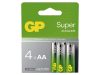 GP Super Alkaline mikroceruzaelem (AAA) 4db