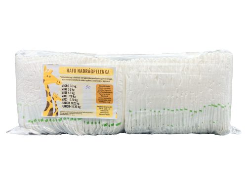 Hafu gazdaságos pelenka Újszülött 1 (2-5kg) /50db