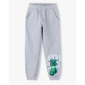   Minecraft Grey gyerek hosszú nadrág, jogging alsó 10 év /140 cm