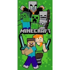   Minecraft Swordfight fürdőlepedő, strand törölköző 70x140cm (Fast Dry)