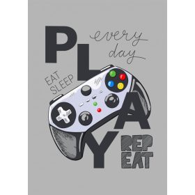 Gamer Player polár takaró 100x140cm