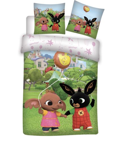 Bing Balloon gyerek, ovis ágyneműhuzat 100×135cm, 40×60 cm