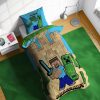 Minecraft Sand Castles ágyneműhuzat 140×200cm, 70×90 cm