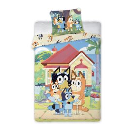 Bluey Family Home ágyneműhuzat 140×200cm, 70×90 cm