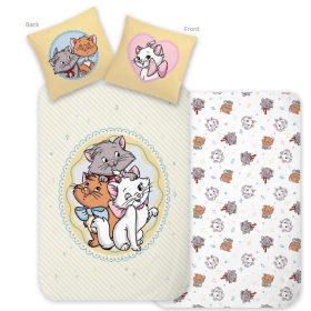   Disney Marie Trio gyerek, ovis ágyneműhuzat 100×135 cm, 40×60 cm