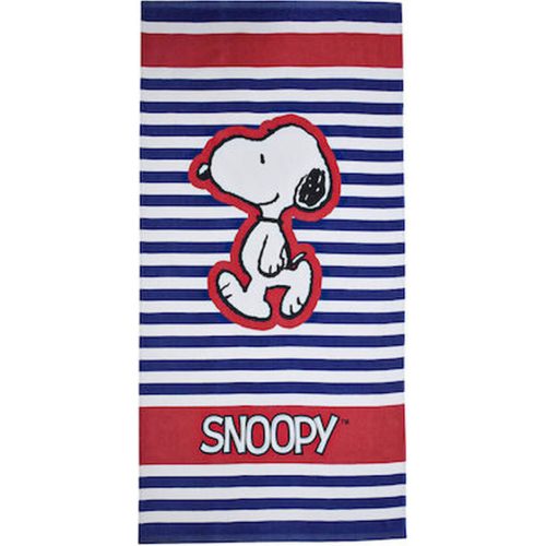 Snoopy Stripes fürdőlepedő, strand törölköző 70x140cm