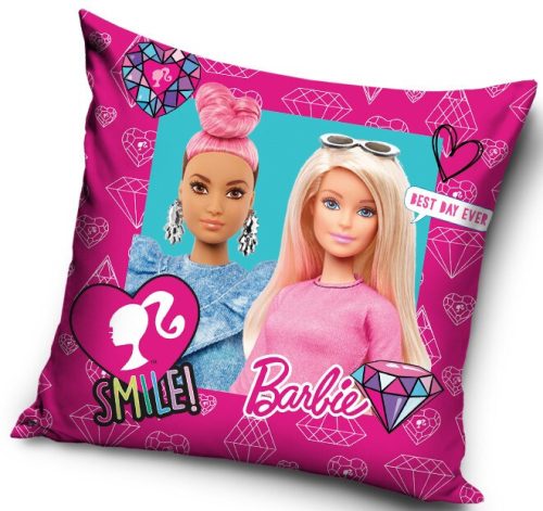 Barbie Smile párnahuzat 40x40 cm Velúr