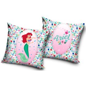 Disney Hercegnők Ariel Flower párnahuzat 40x40 cm Velúr