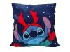 Disney Lilo és Stitch, A csillagkutya Antler Karácsony párnahuzat 40x40 cm Velúr