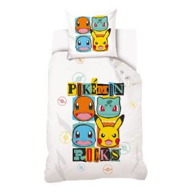 Pokémon Rocks ágyneműhuzat 140×200cm, 70×90 cm