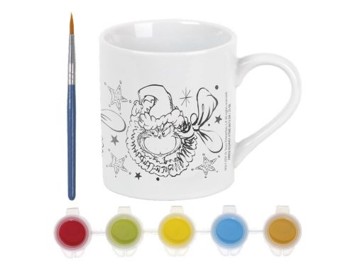 A Grincs Dr Seuss festhető porcelán bögre 235 ml Díszdobozban