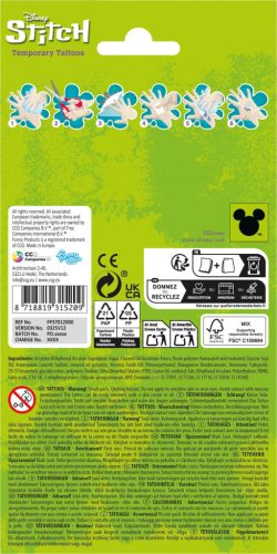 Disney Lilo és Stitch, A csillagkutya Extrovert tetkó 12 db-os