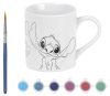 Disney Lilo és Stitch, A csillagkutya Alien festhető porcelán bögre 235 ml Díszdobozban