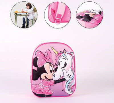Disney Minnie Unicorn 3D hátizsák, táska 31 cm