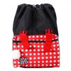 Disney Minnie Grey iskolatáska, táska Pomponnal, 42 cm