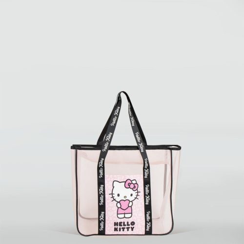 Hello Kitty Heart Premium átlátszó strandtáska 62 cm