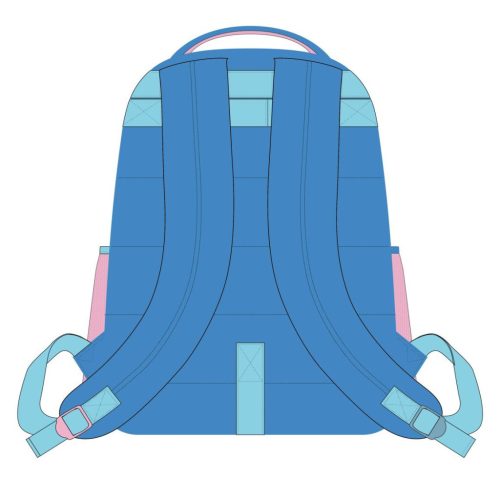 Disney Lilo és Stitch, A csillagkutya Galaxy iskolatáska, táska 42 cm