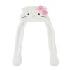 Hello Kitty White gyerek sapka mozgatható fülekkel