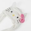 Hello Kitty White gyerek sapka mozgatható fülekkel